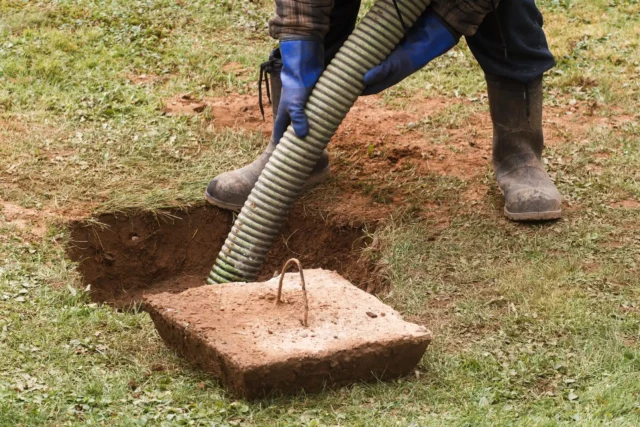 a person holding a pipe